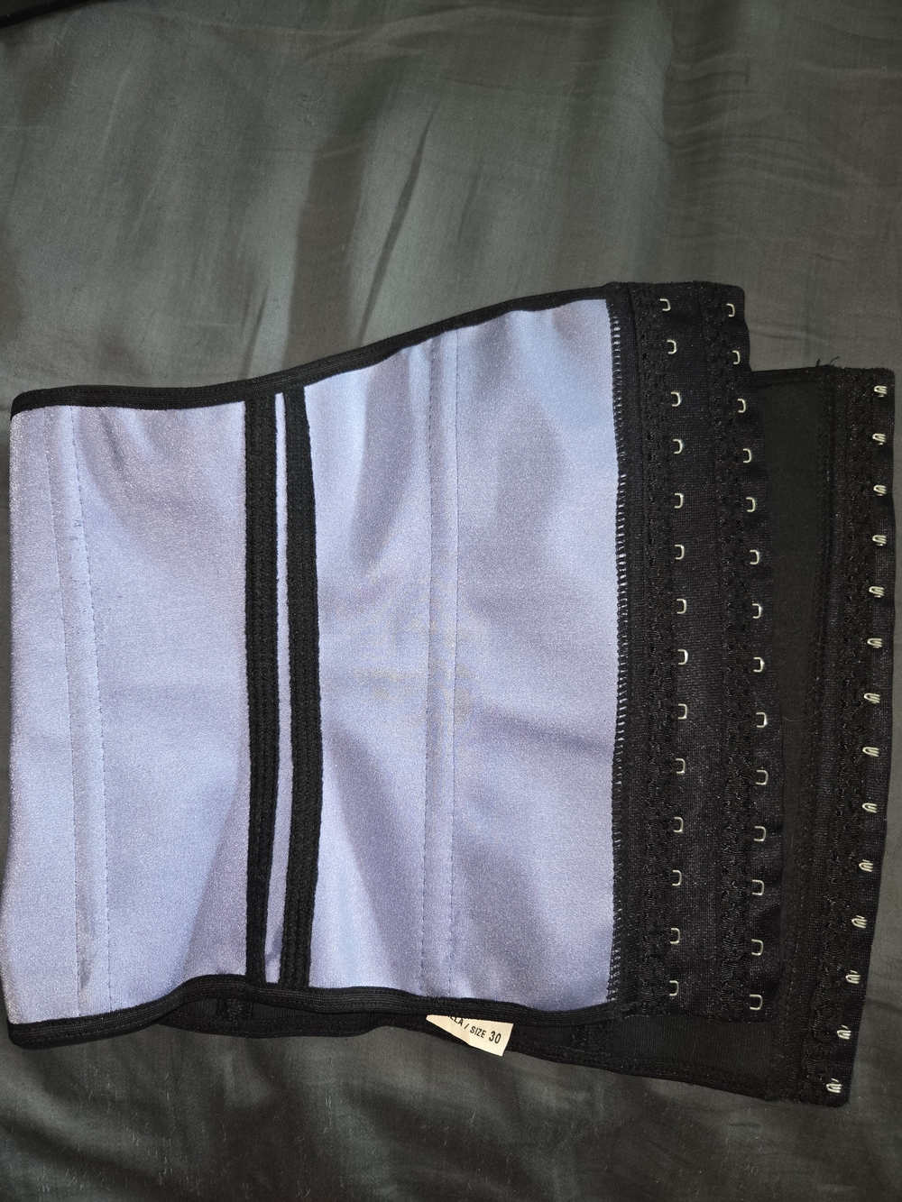 Vedette Shapewear Light Purple and Black Waist Trainer
